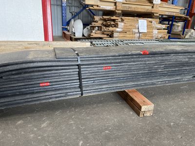 12&quot; x 12&#39;+ Black HDPE Scuff Liner Panels – Trailer or Shop Use