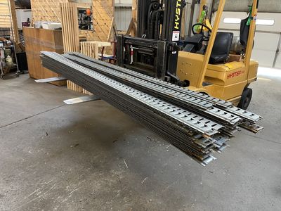 Galvanized E-Track – Horizontal Cargo Rail