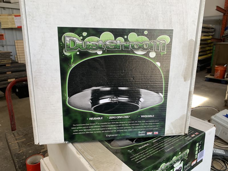 Horti-Control Dust Shroom HEPA filter 12&quot; BRAND NEW