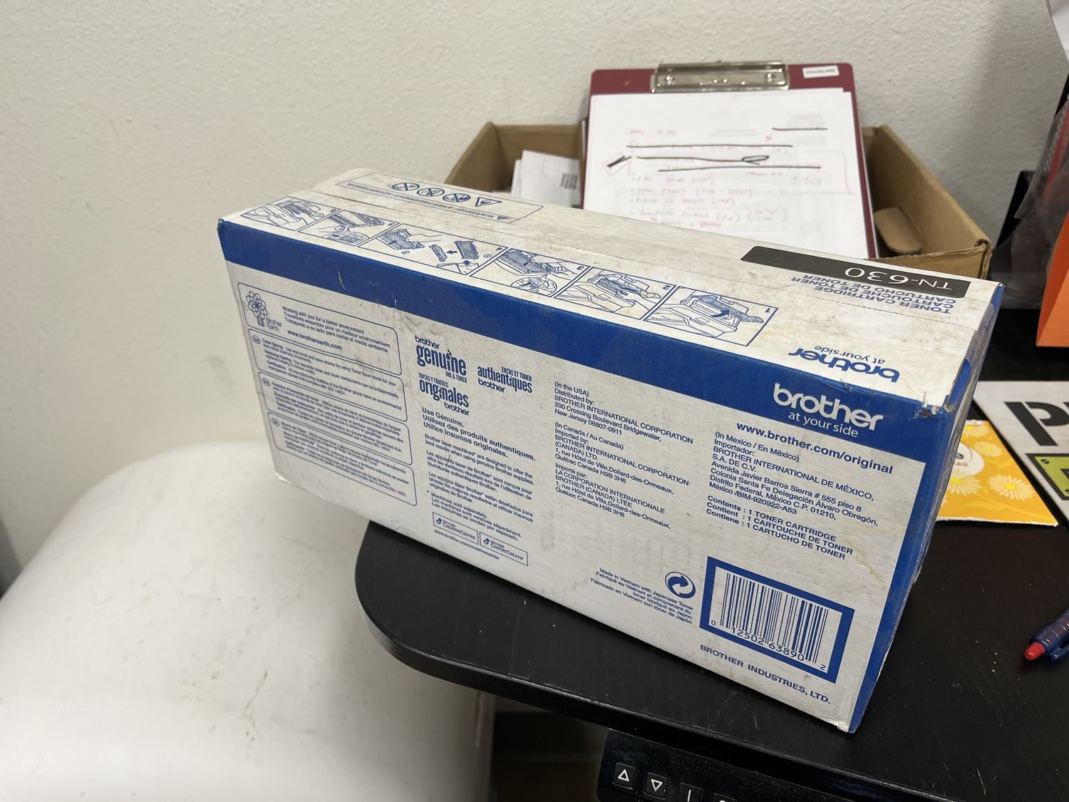 Brother TN-630 Black Toner Cartridge – OEM Compatible