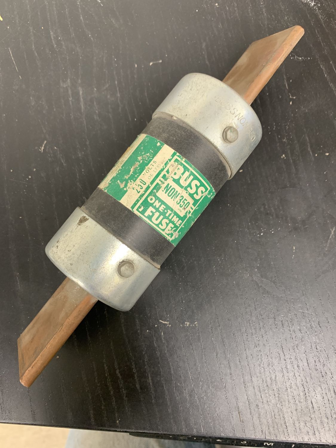 Bussmann NON-350 One-Time Fuse