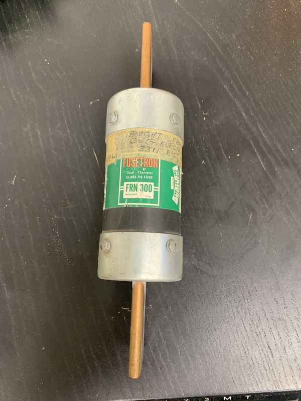 Bussmann Fusetron FRN-R-300 Dual-Element Time-Delay Fuse