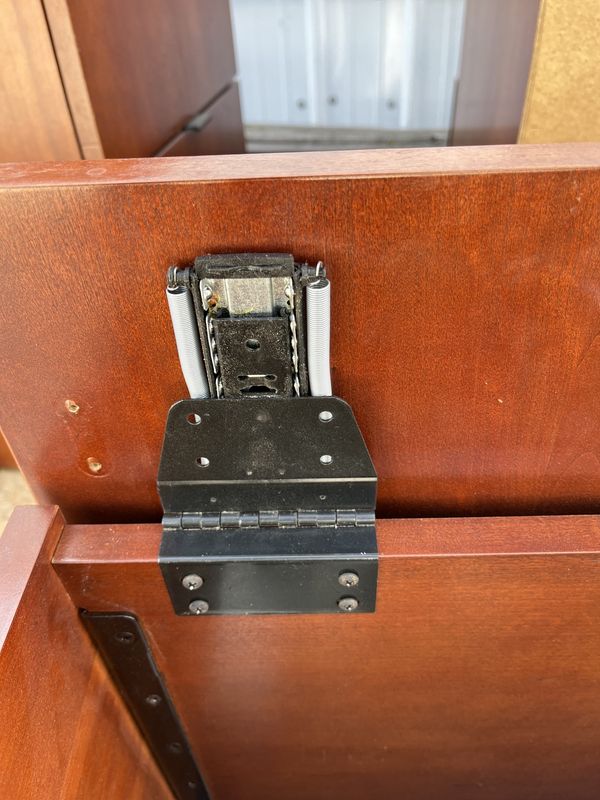 Salvaged Cabinet Hardware Sets – Hinges, Drawer Slides, Struts