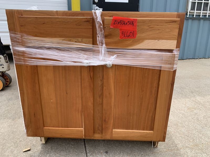 4-Piece Cherry Base Cabinet Set BC301-4