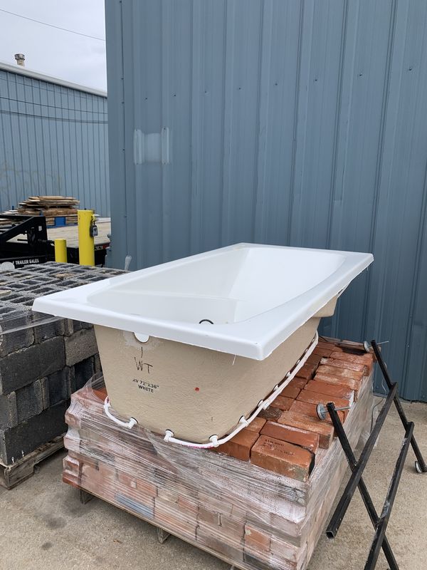 Hydro Systems Acrylic Jetted Drop-In Bathtub – White