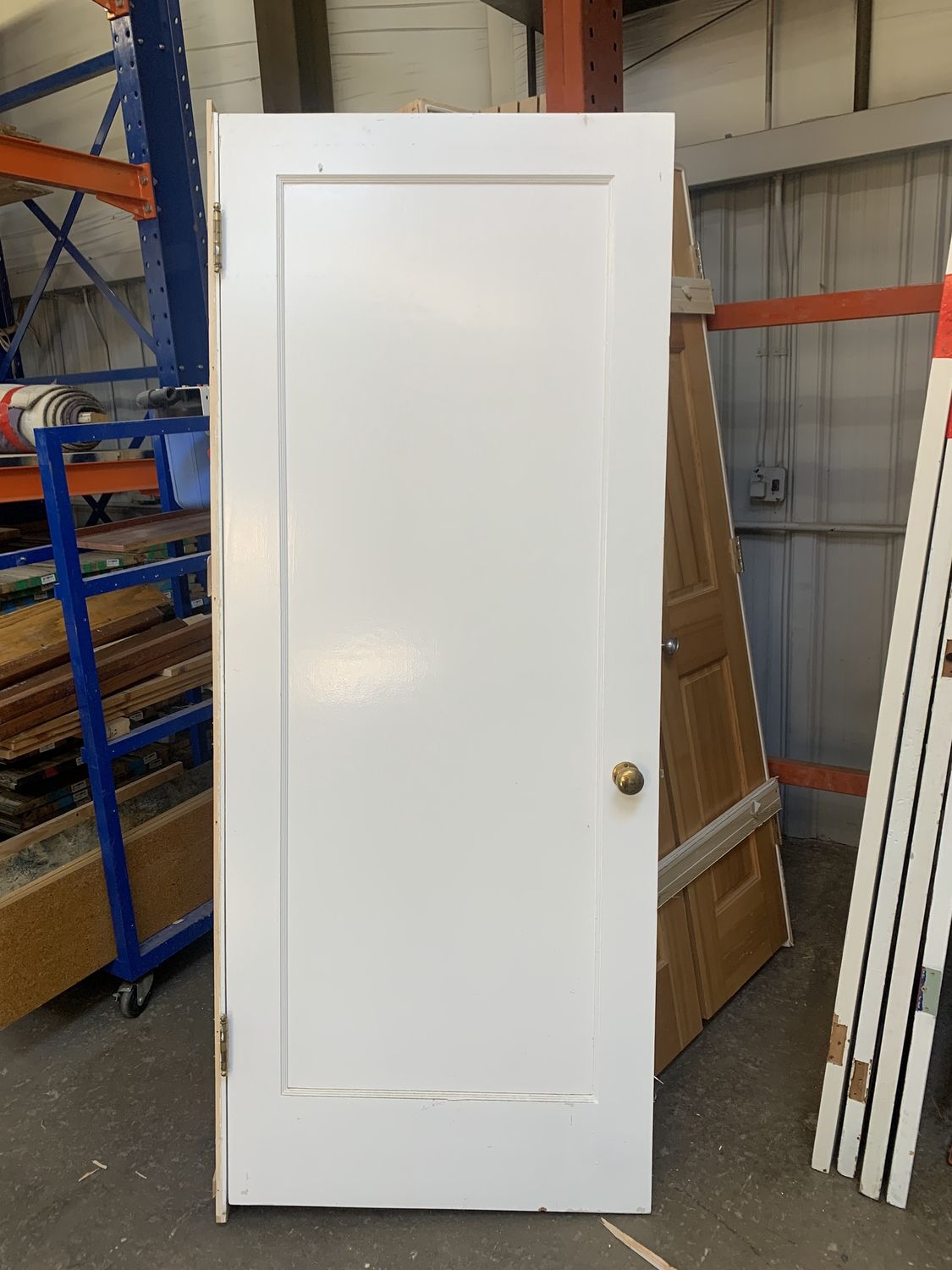 32&quot; x 80&quot; 1-Panel Solid Core Interior Door – Gloss White, Pre-Hung D610.03