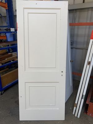 32&quot; x 79&quot; 2-Panel Solid Core Interior Door – Painted White, Slab Only D610.04