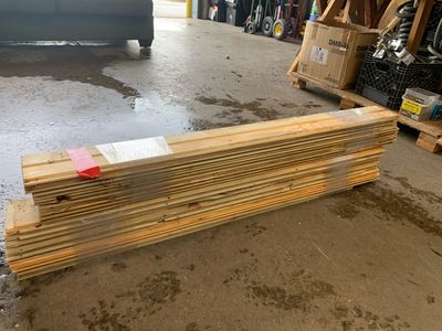 5/8&quot; x 4&quot; Tongue &amp; Groove Pine Planks – 52 Linear Feet #617.02