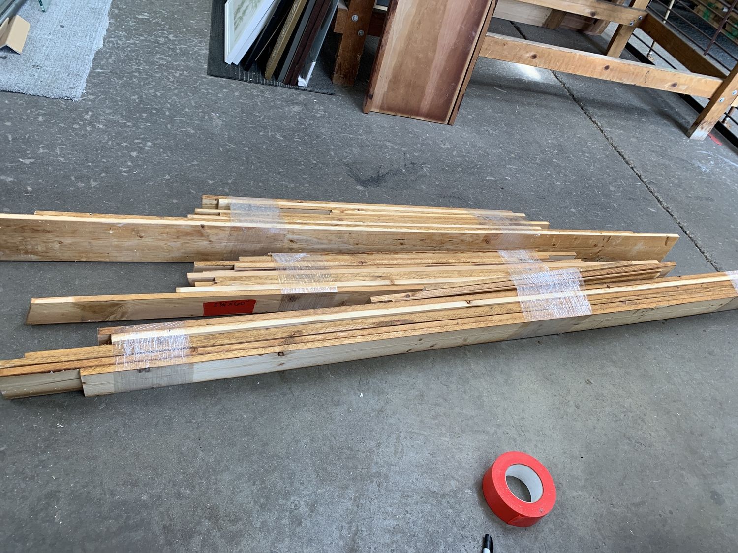 Pine Trim/Millwork Plank Bundles 617.12