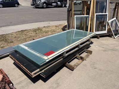 Tempered Dual-Pane Glass Panel – 35 ¾&quot; x 90 ½&quot; [627.01]