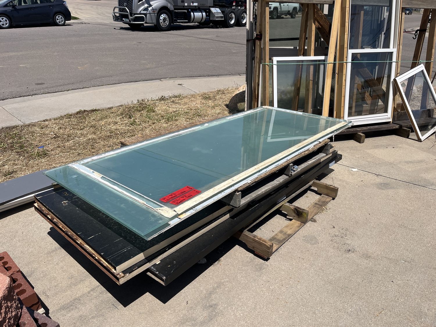 Tempered Dual-Pane Glass Panel – 39&quot; x 90 ½&quot; [627.02]
