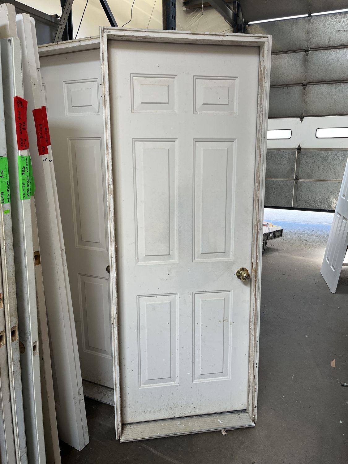 Exterior 20-Minute Rated Door 30&quot; x 80&quot; LH Swing with Frame &amp; Threshold [703.02]