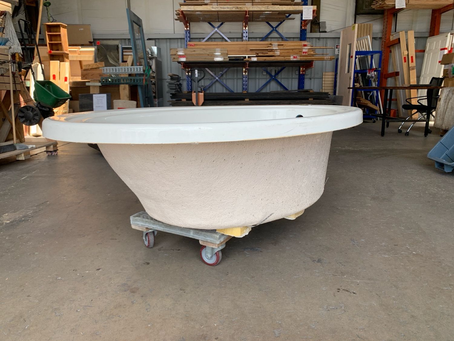 Oval Jacuzzi Whirlpool Drop-In Tub – Riva Bath Model #9360 -- 707.10