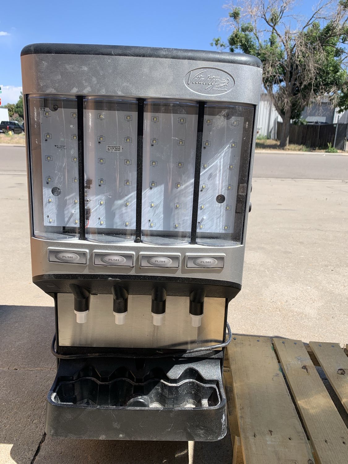 4-Flavor Nestlé Vitality Beverage Dispenser – Remanufactured Model EX-48EPH 708.01