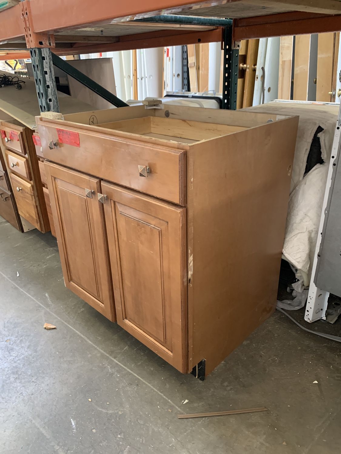 24&quot; x 30&quot; x 34 ½&quot; Base Cabinet – Dual Doors with Upper Drawer 708.04