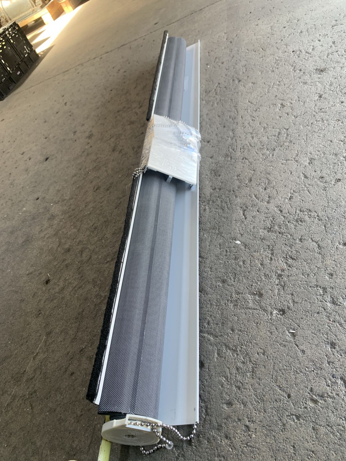 50&quot; White Chain-Operated Roller Shade - 714.06