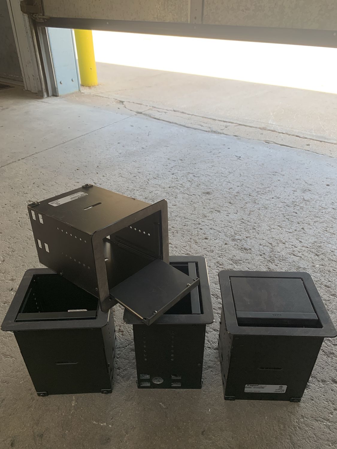 Legrand In-Floor Power Boxes (Qty 4) - 714.08