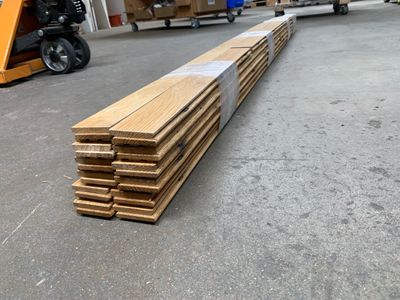 96&quot; Reclaimed Oak Flooring – 2¼&quot; Wide, T&amp;G Planks 715.02