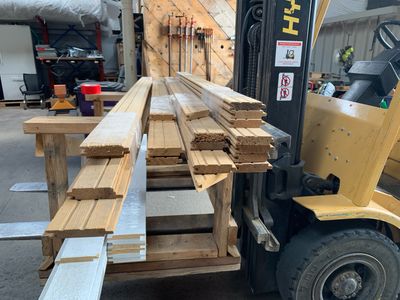 117 LF Raw 3&quot; T&amp;G Fir Flooring – ~30 sq ft Bundle 722.09