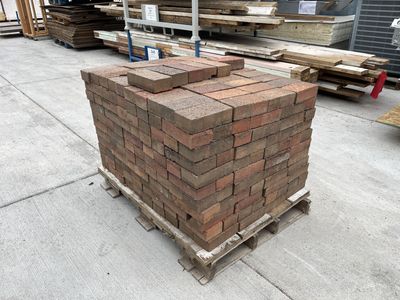 8 in. x 3.75 in. x 2.25 in. Clay Paver Bricks (360/80 sq ft) [802.01]