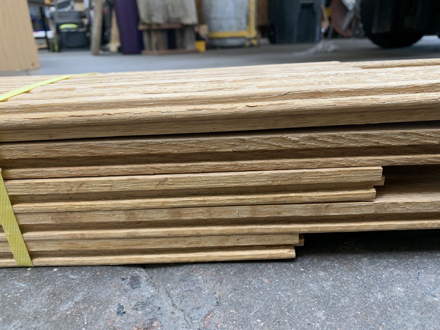 80&quot; Raw Oak T&amp;G Flooring – 2¼&quot; Wide, Unfinished (Bundle) 715.04