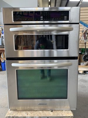 KitchenAid Microwave Wall Oven Combo Stainless Steel [808.05]