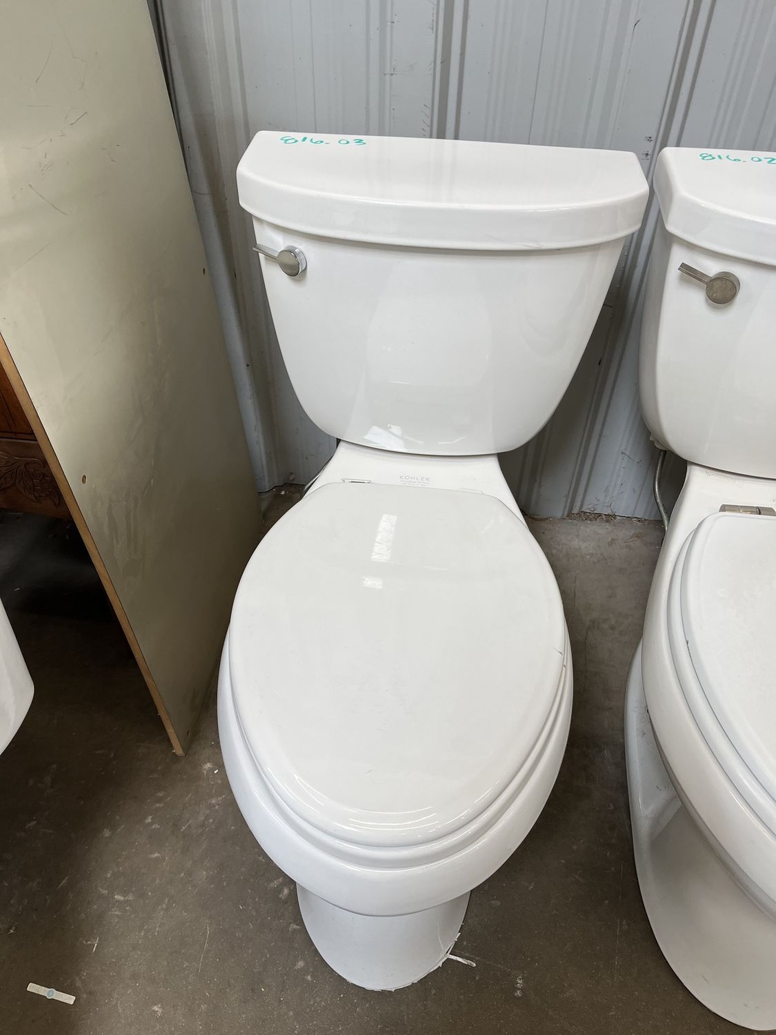 Kohler Toilet – White, Standard Two-Piece [816.03]