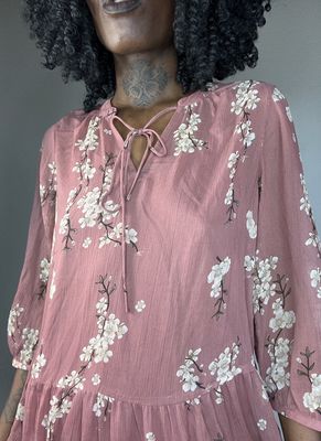 Robe Vero Moda rose poudrée