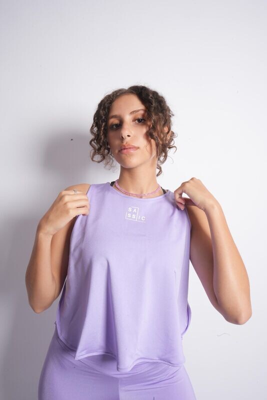 Lilac Muscle Up top