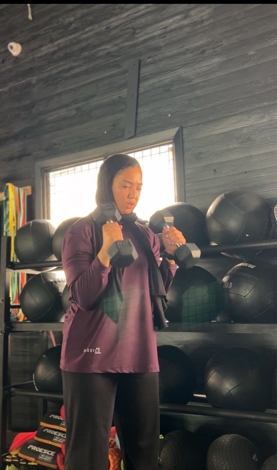 Purple Longsleeved Oversized Shirt