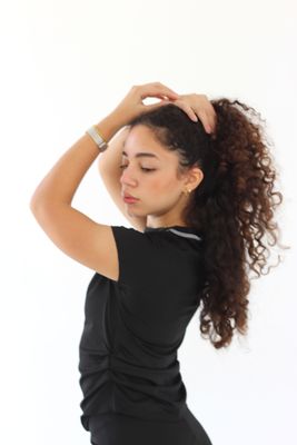 Scrunched Top - Black