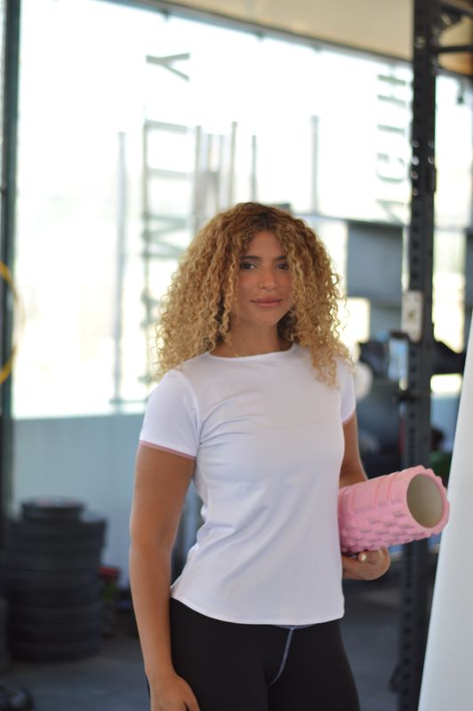 notsobasic white / pink top