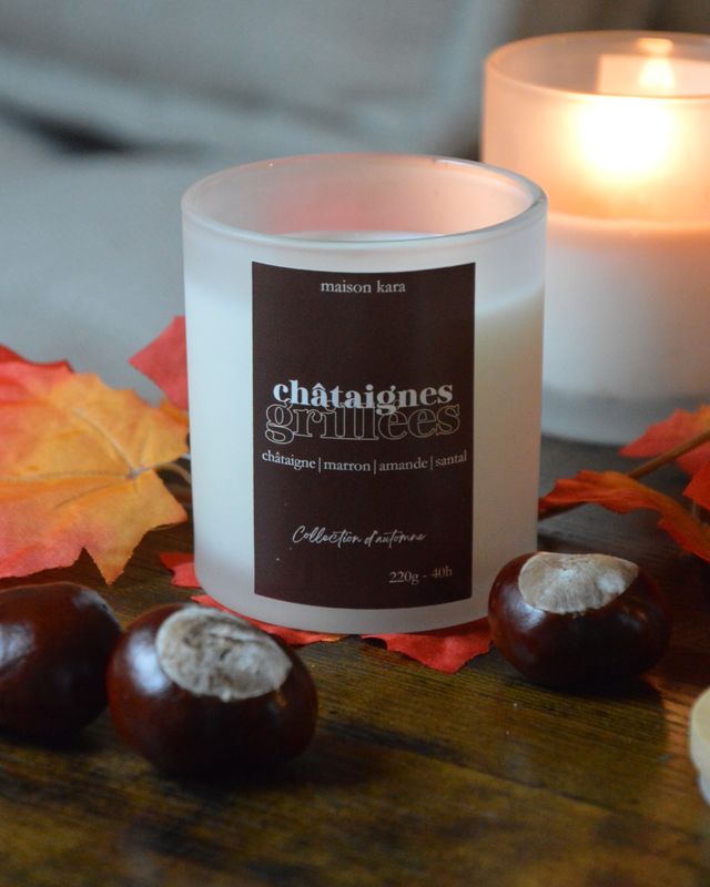 Bougie parfumée - Châtaignes Grillées