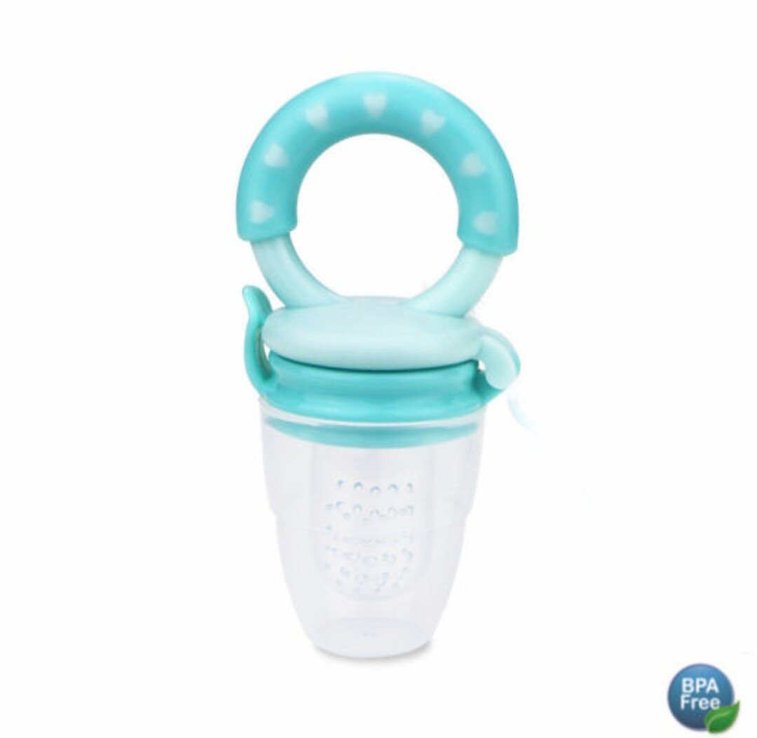 Heart Handle Design Baby Fruit Feeder