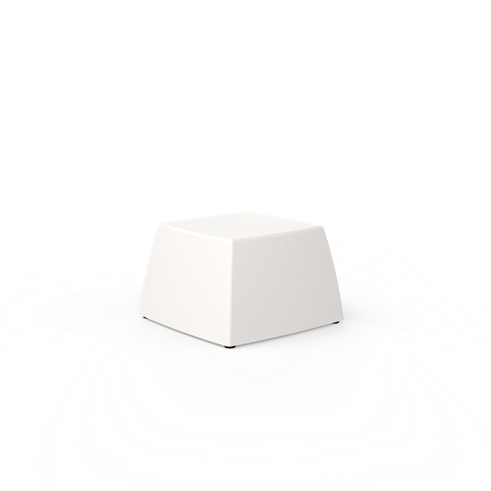Lounge pouf O2s mat wit