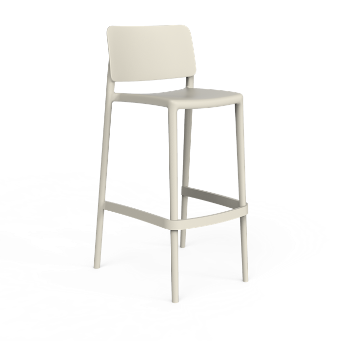 Sera hoge stoel - grijs