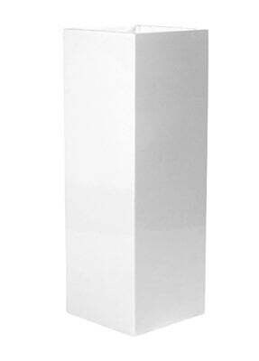Glossy white Yang 35x35x100cm