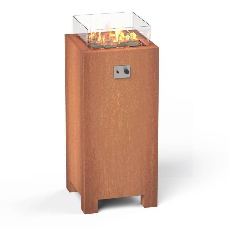 Forno / Burni Brann 55 zuil - Cortenstaal