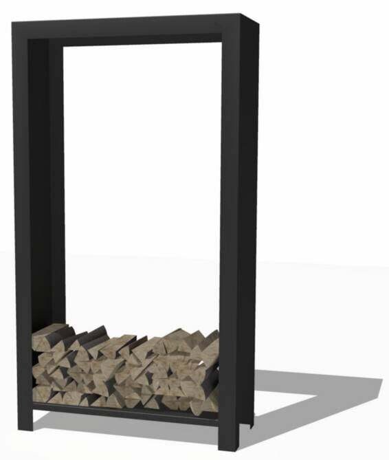 Forno / Burni houtopslag hoog - gecoat staal v.a. ...