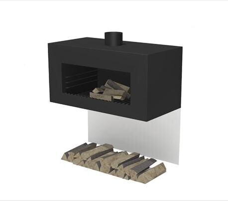 Forno / Burni Enok wand - gecoat staal
