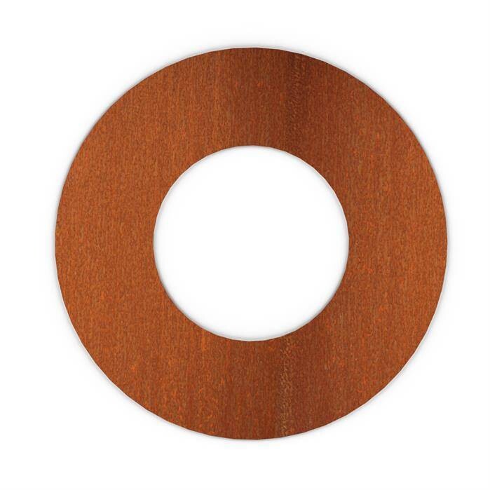 Rosette rond 150mm  Staal