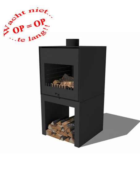 Forno / Burni Thor op onderstel - gecoat staal