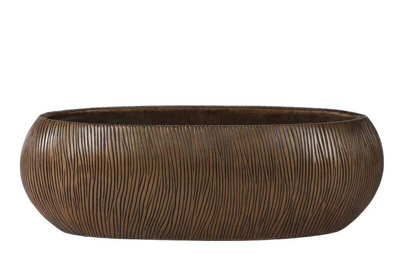 Twist Planter brons Ø 56x23x19cm