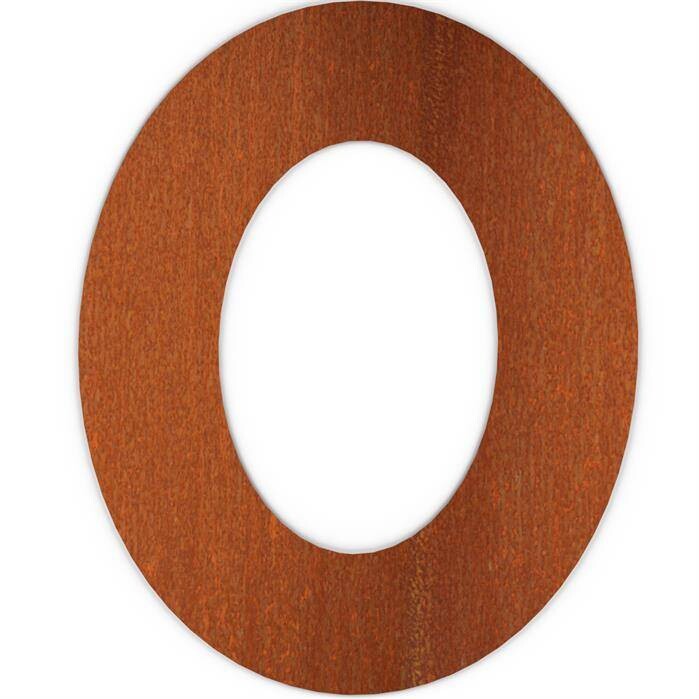 XL Rosette ovaal 204mm staal