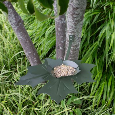 Vogelvoederschaal - Leaf me - groen