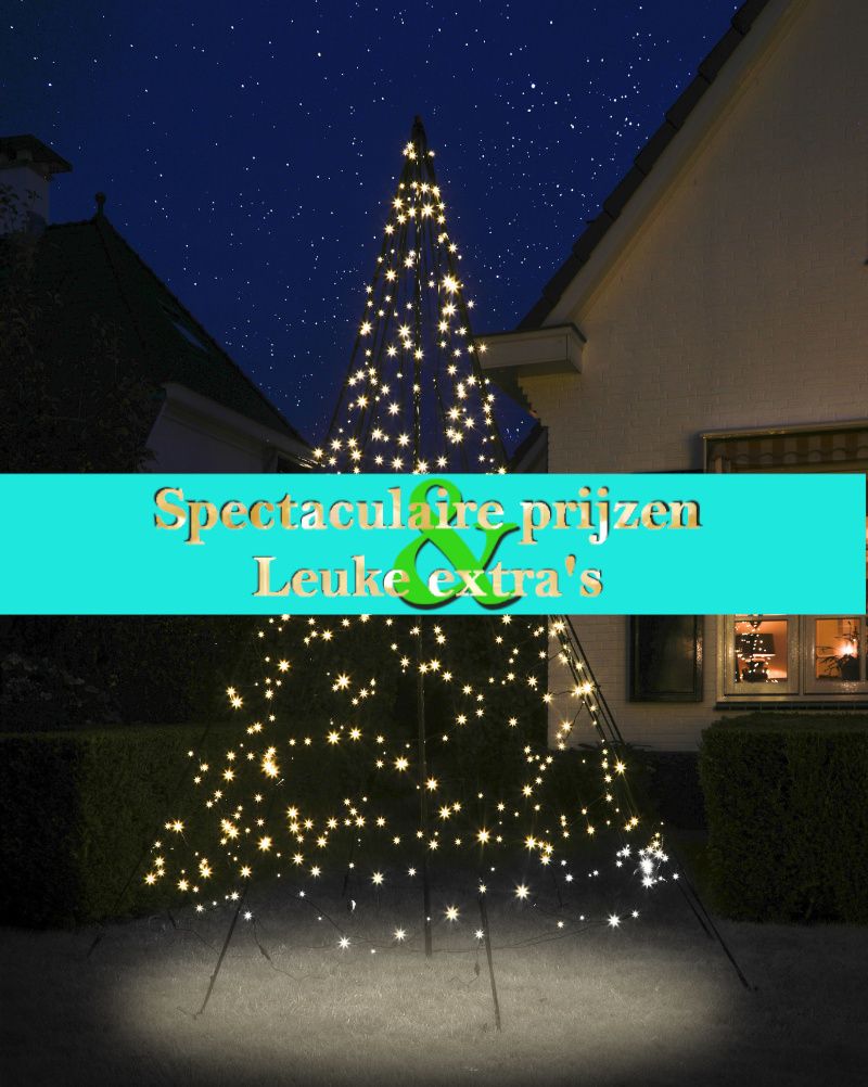 Fairybell Kerstboom 300cm - 480 leds (twinkel)