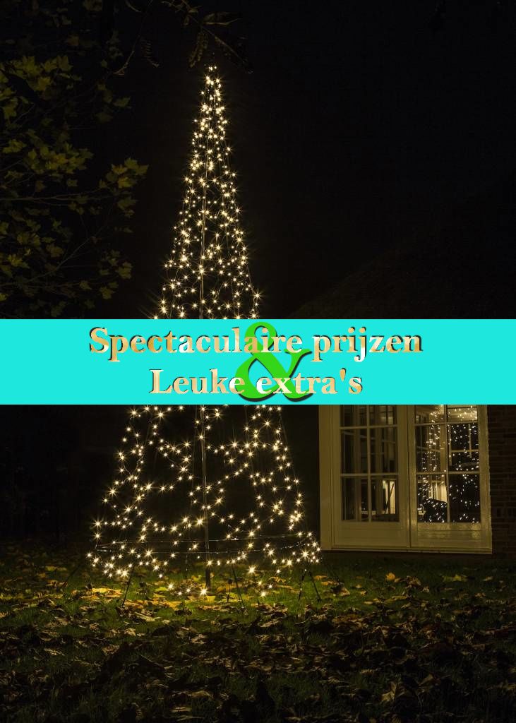 Fairybell Kerstboom 400cm - 640 leds (twinkel)