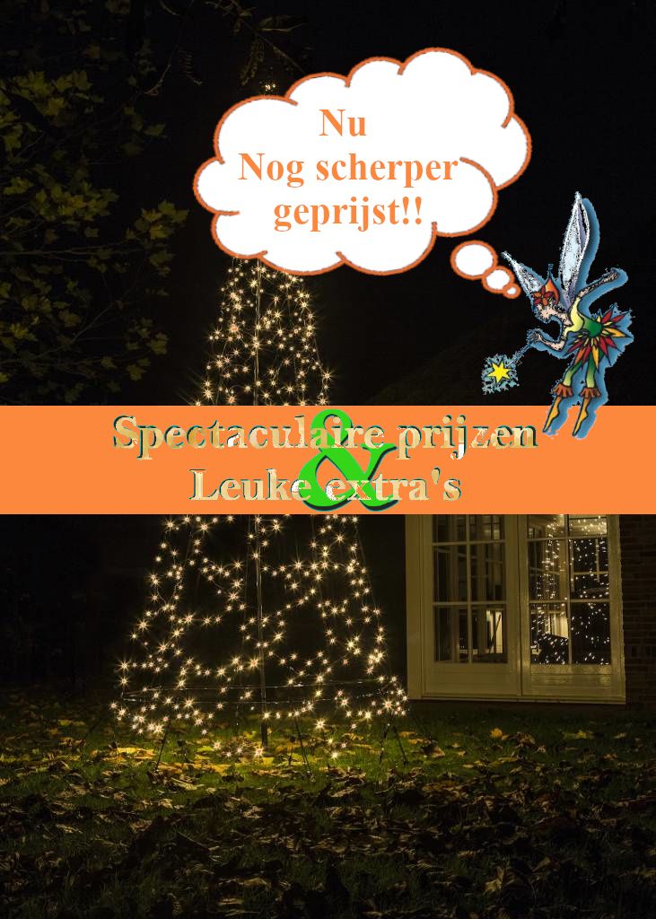 Fairybell Kerstboom 400cm - 640 leds (twinkel)