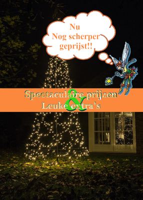Fairybell Kerstboom 400cm - 640 leds (twinkel) Fairybell Kerstboom 400cm - 640 leds (twinkel)