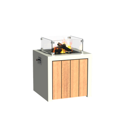 Gashaard Brann - gecoat Aluminium &amp; hout 63 v.a. ...